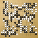Board position at the end of game EGC 2020 - Round 9 - Game 1: Ilja Shikshin vs Ali Jabarin