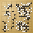 Board position at the end of game EGC 2021 - Round 1 - Game 3: Remi Campagnie vs Stanislaw Frejlak