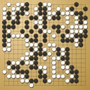Board position at the end of game EGC 2022 - Round 7 - Game 1: Benjamin Drean-Guenaizia vs Fredrik Blomback