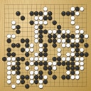 Board position at the end of game EGC 2024 - Round 8 - Game 2: Fredrik Blomback vs Denis Karadaban