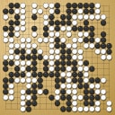Board position at the end of game EPC 2016 - Round 2 - Game 2: Alexandr Dinerstein vs Ali Jabarin