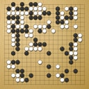 Board position at the end of game EPC 2023 - Round 1 - Game 3: Ali Jabarin vs Tanguy Le Calve