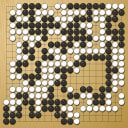 Board position at the end of game EPC 2024 - Round 1 - Game 1: Andrii Kravets vs Mateusz Surma