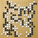 Board position at the end of game EPC 2024 - Round 5 - Game 2: Ali Jabarin vs Andrii Kravets