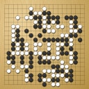 Board position at the end of game EPGC 2005 - Round 1 - Game 1: Lisa Ente + Benjamin Teuber vs Jessica Radcliffe + Alex Selby