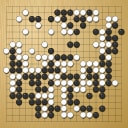 Board position at the end of game EPGC 2005 - Round 6 - Game 1: Manuela Lindemeyer + Michael Marz vs Lisa Ente + Benjamin Teuber