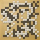 Board position at the end of game EPGC 2009 - Round 2 - Game 1: Jitka Bartova + Jan Hora vs Rita Pocsai + Zoltan Fodi