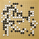 Board position at the end of game EPGC 2009 - Round 4 - Game 2: Jitka Bartova + Jan Hora vs Laura Avram + Lucian Corlan