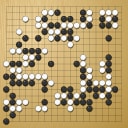 Board position at the end of game EPGC 2017 - Round 1 - Game 1: Laura Avram + George Cristian Ghetu vs Pei Zhao + Lukas Kraemer
