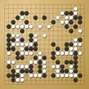 Board position at the end of game EPGC 2022 - Round 3 - Game 1: Ngoc-Trang Cao + Antoine Fenech vs Pei Zhao + Lukas Kraemer
