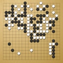 Board position at the end of game EPGC 2024 - Round 3 - Game 1: Jitka Bartova + Ondrej Silt vs Laura Avram + Denis Dobranis