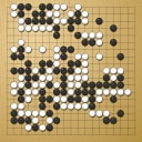Board position at the end of game EPQ 2014 - Round 1 - Game 1: Benjamin Teuber vs Pavol Lisy