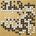 Board position at the end of game EPQ 2016 - Round 2 - Game 2: Csaba Mero vs Benjamin Drean-Guenaizia
