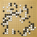 Board position at the end of game ESGC 2009 - Round 3 - Game 1: Jun Tarumi vs Martin Reindl