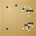 Board position at the end of game ESGC 2009 - Round 4 - Game 1: Pal Balogh vs Jun Tarumi