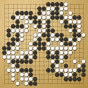 Board position at the end of game ESGC 2009 - Round 6 - Game 1: Jun Tarumi vs Anna Prokopova