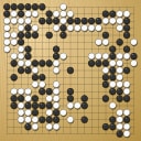 Board position at the end of game ESGC 2009 - Round 6 - Game 2: Kamil Chwedyna vs Igor Nemlij