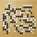 Board position at the end of game ESGC 2010 - Round 2 - Game 1: Oiva Moisio vs Benjamin Teuber