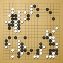 Board position at the end of game ESGC 2014 - Round 1 - Game 1: Loic Lefebvre vs Moran Guennou