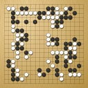 Board position at the end of game ESGC 2014 - Round 2 - Game 2: Moran Guennou vs Thibaud Tezenas