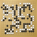 Board position at the end of game EWGC 2008 - Round 3 - Game 1: Laura Avram vs Klara Zaloudkova
