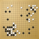 Board position at the end of game EWGC 2011 - Round 5 - Game 1: Rita Pocsai vs Cristiana Ciora