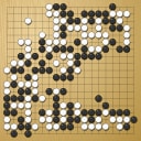 Board position at the end of game EWGC 2023 - Round 3 - Game 2: Barbara Knauf vs Jitka Bartova