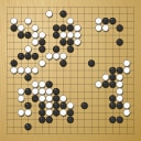 Board position at the end of game EWGC 2025 - Round 3 - Game 6: Lova Waahlin vs Daniela Trinks