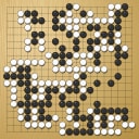 Board position at the end of game EYGC 1998 - Round 7 - Game 1: Thomas Blockley vs Pavel Demjanov