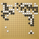 Board position at the end of game EYGC 2011 - Round 5 - Game 1: Jurij Mykhaljuk vs Mateusz Surma