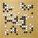 Board position at the end of game EYGC 2012 - Round 4 - Game 1: Alex Ketelaars vs Stepan Popov