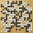 Board position at the end of game EYGC 2021 - Round 5 - Game 4: Stefan Adrian Rotarita vs Davide Bernardis
