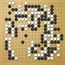 Board position at the end of game EYGC 2021 - Round 5 - Game 18: Zsofia Simon vs Bogdan Stefan Tifrea