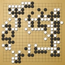 Board position at the end of game EYGC 2021 - Round 6 - Game 5: Elian Ioan Grigoriu vs Valeria Klochikhina