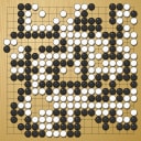 Board position at the end of game EYGC 2025 - Round 2 - Game 2: Ryan Zhang vs Lilly Hu