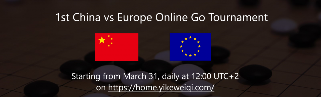 1st China vs Europe Online Go Tournament
